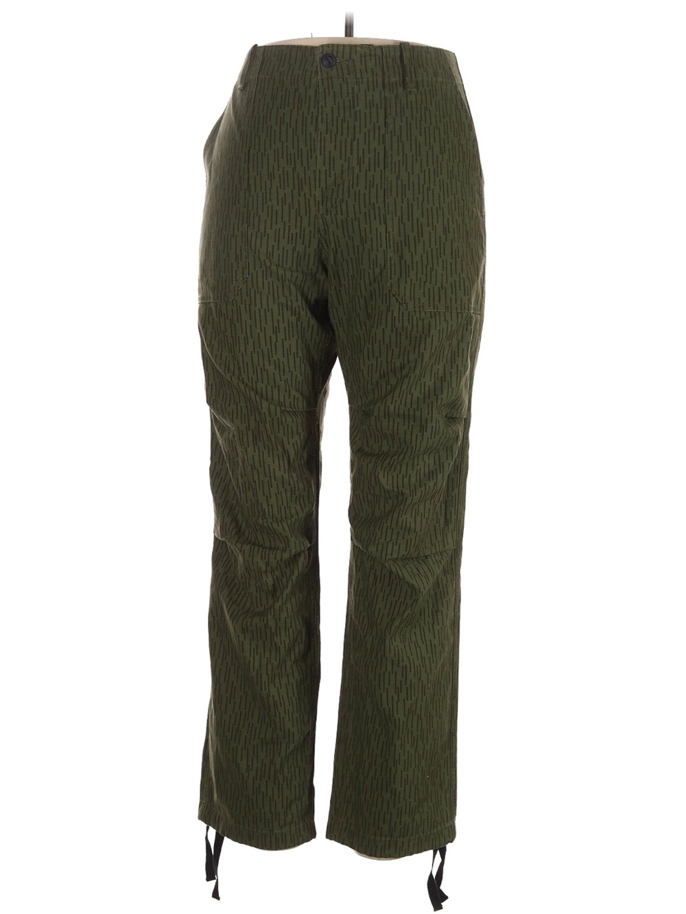 rag & bone 100% Cotton High Waisted Green Pants
